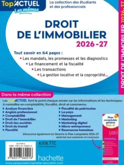 Top'Actuel Droit de l'immobilier 2026-2027