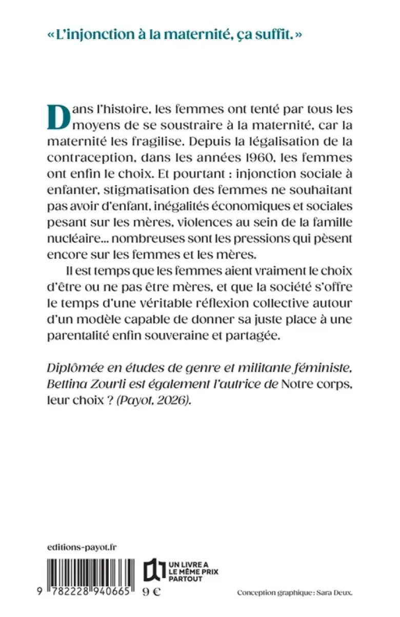 Être ou ne pas être mère