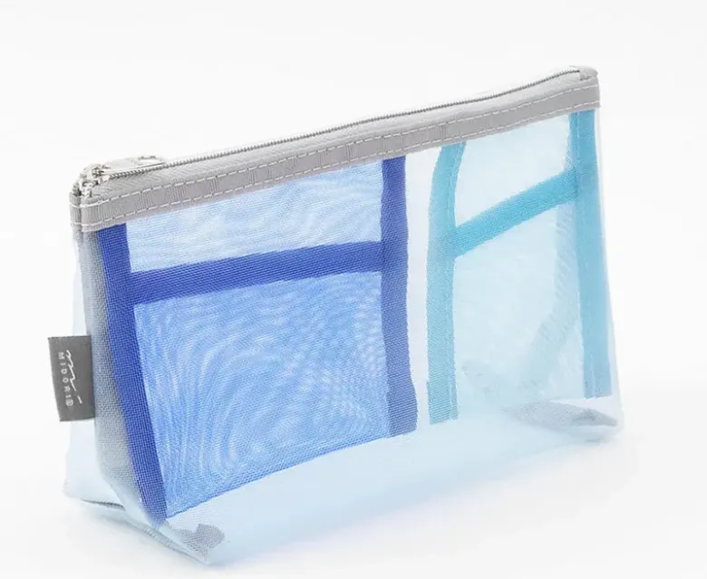 Trousse organiseur à soufflet Bleu