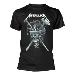 T-shirt Metallica History White Logo - S