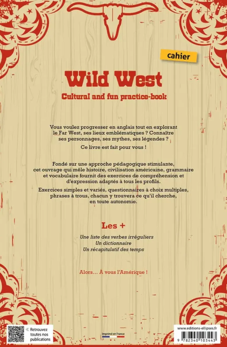 Wild West - Cultural and fun practice-book