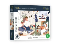 Yoga, Cats & Coffee - Puzzle 1000p - Peace of Mind